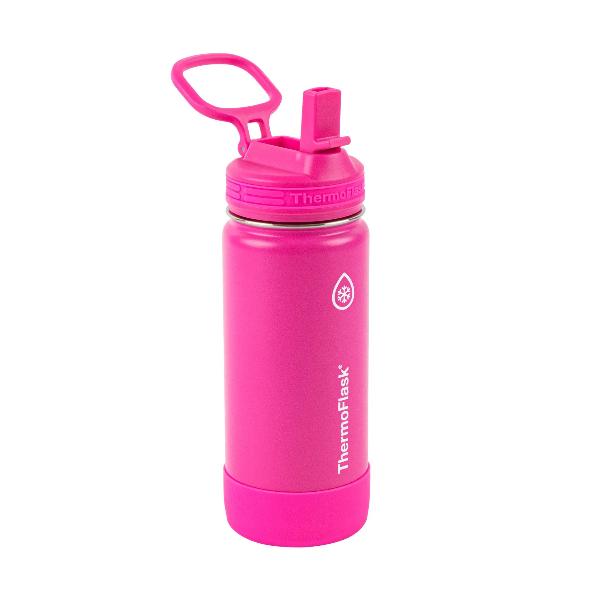 16 oz Kids Water Bottle 2 Pack w/ Straw Lid