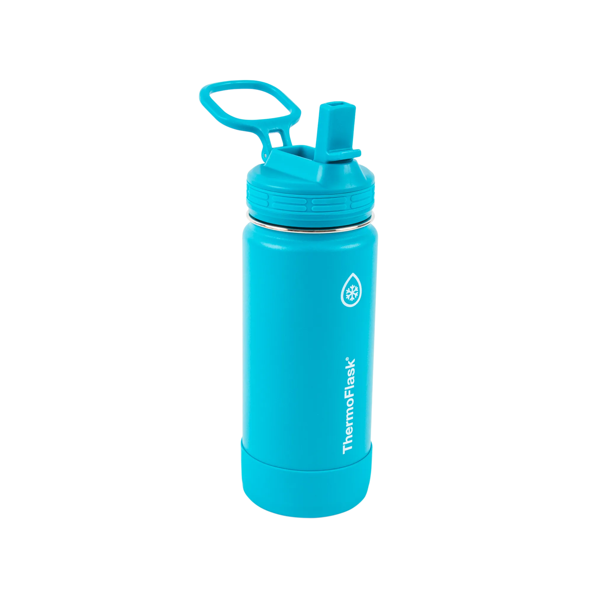 16 oz Kids Water Bottle 2 Pack w/ Straw Lid