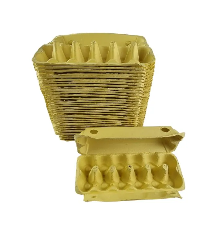 75 X Yellow Full Dozen Carton 12-Egg Recyclable Egg Cartons