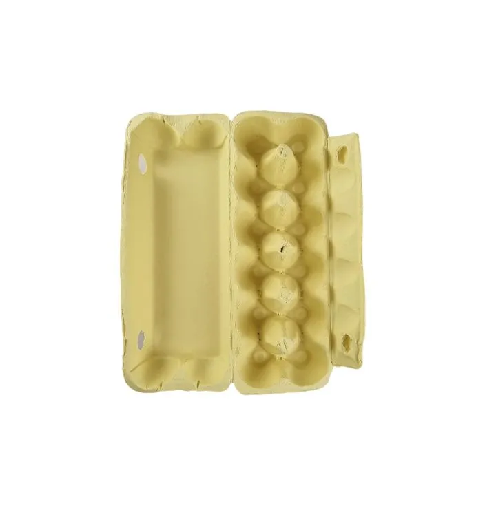 75 X Yellow Full Dozen Carton 12-Egg Recyclable Egg Cartons