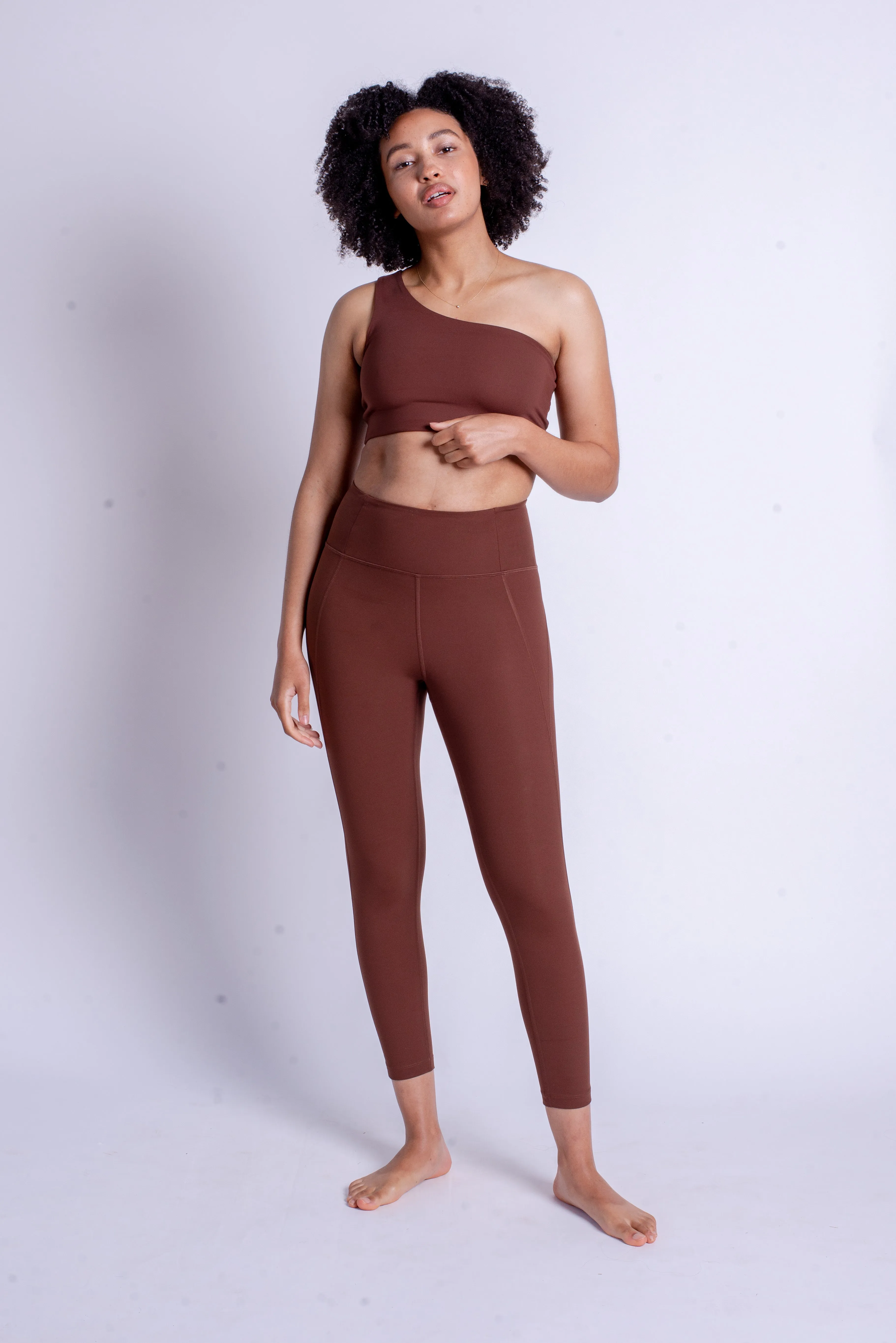 7/8 Length High-Rise Legging - Earth