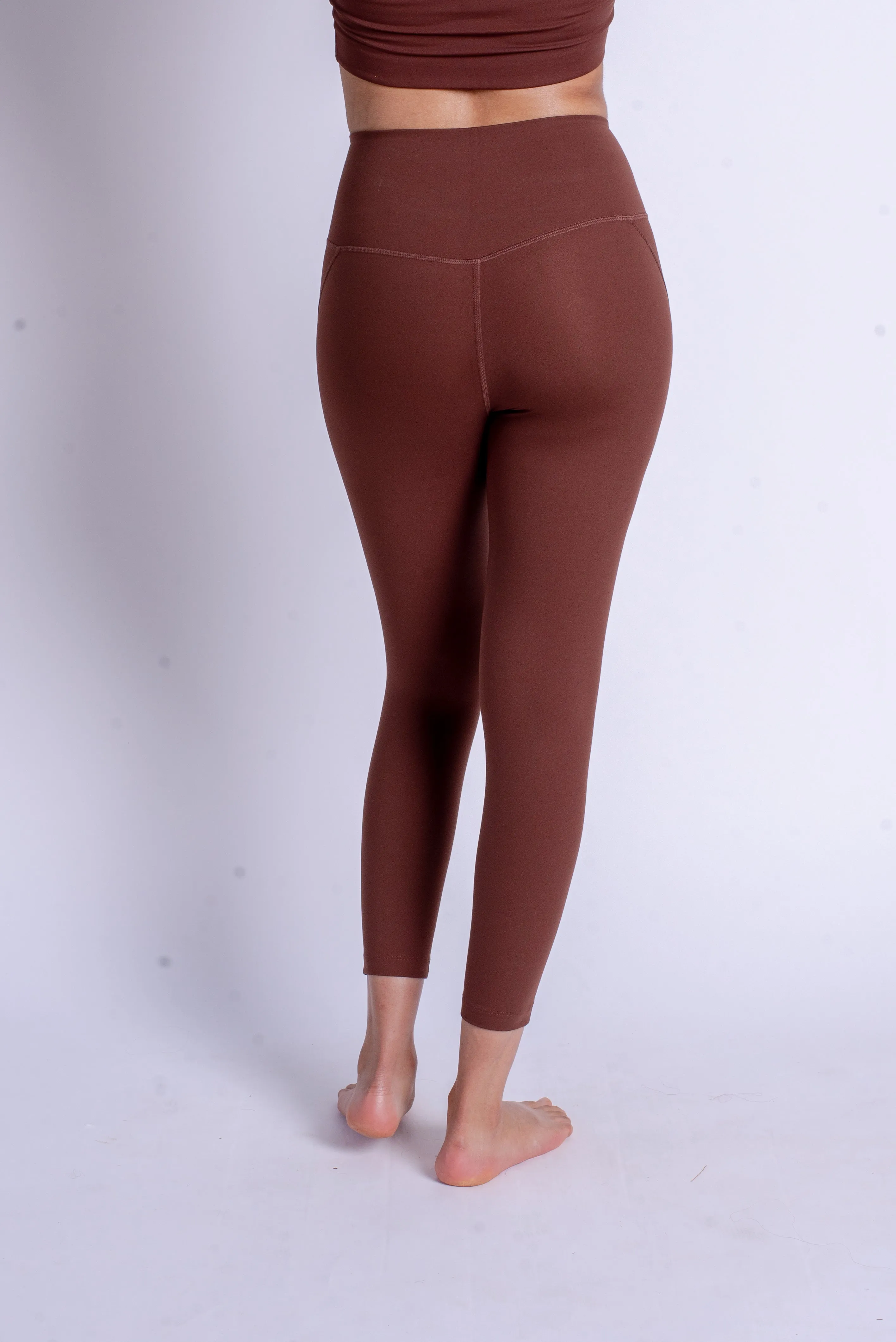 7/8 Length High-Rise Legging - Earth