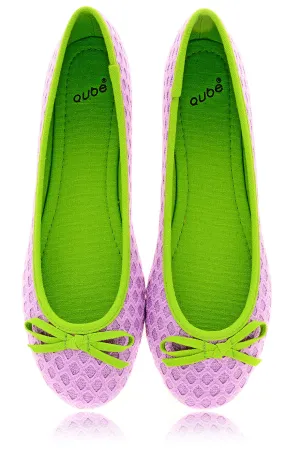 BRIGHT DUET Lilac Ballerinas