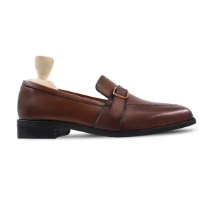 Brixton - Men's Reddish Brown Calf Leather Loafer