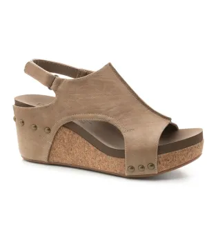 Carley in Taupe Smooth by Corkys