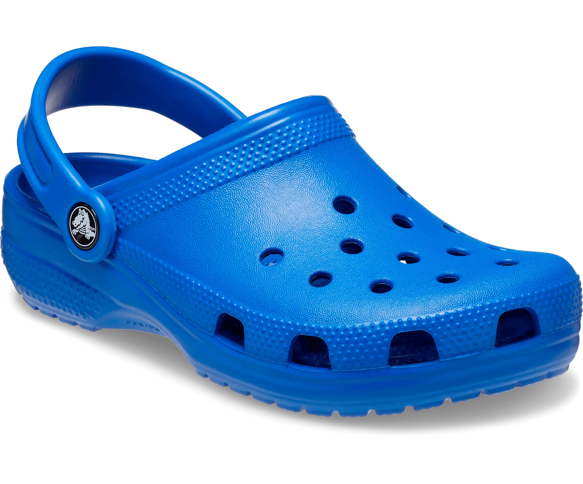 Classic Clog Kids - blue bolt