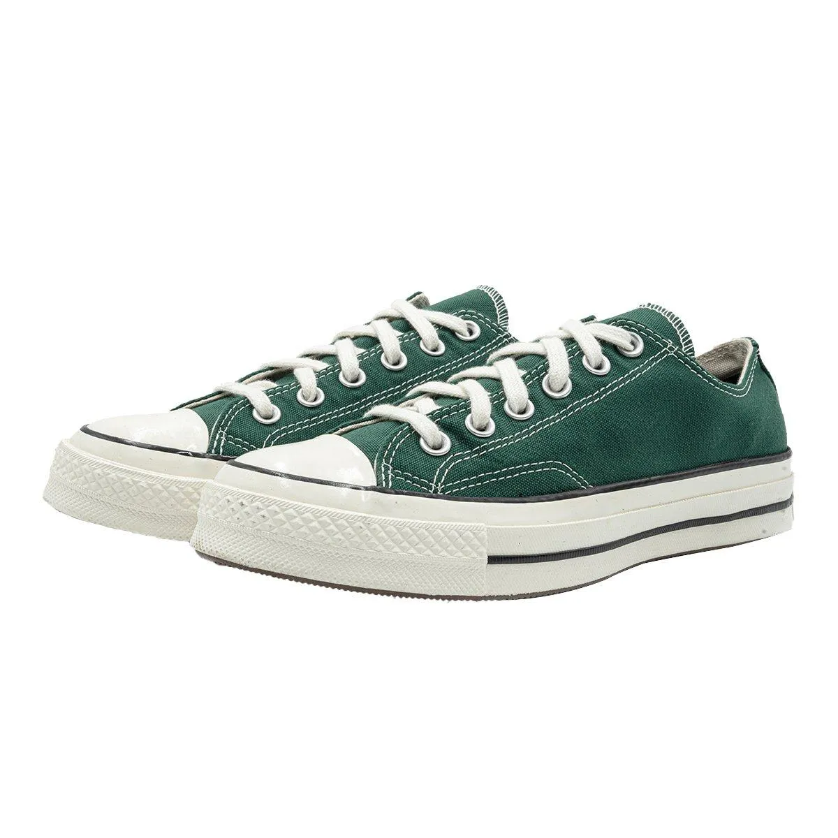 Converse Chuck Taylor All Star Low-Top Sneakers Fabric Green Colour For Women