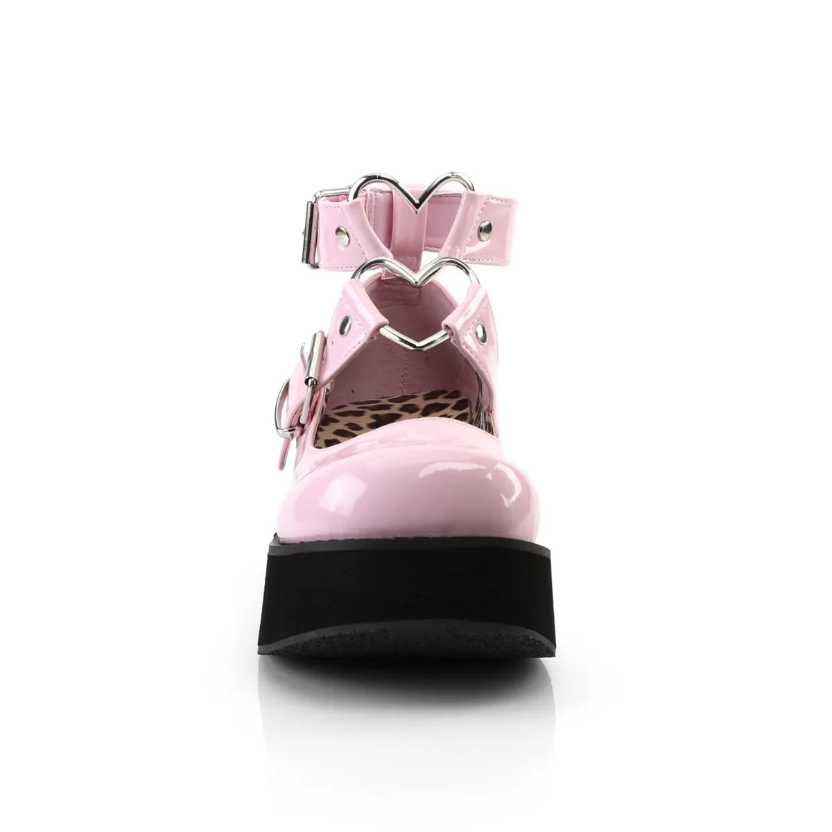 Demonia SPRITE-02 | Baby Pink Patent Leather Mary Janes