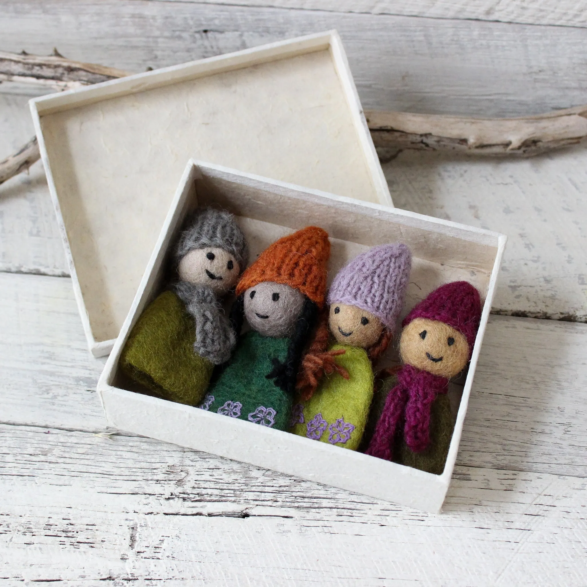 Forest Folk Finger Puppet Set