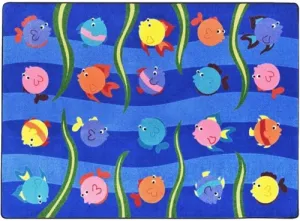 Friendly Fish Kids Play Area Carpet