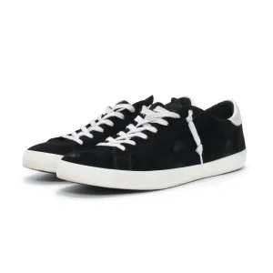 Golden Goose Black Oiled Suede Leather Superstar Sneakers 47