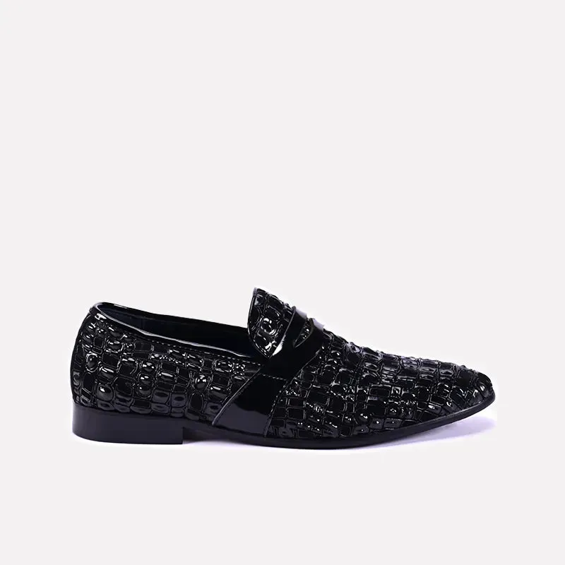 Kingsley Black Loafer Dress Shoes 0111242