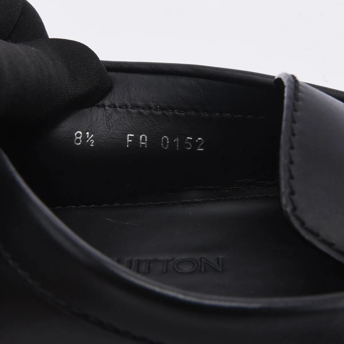 Louis Vuitton Black Calfskin Monte Carlo Mocassins 8.5