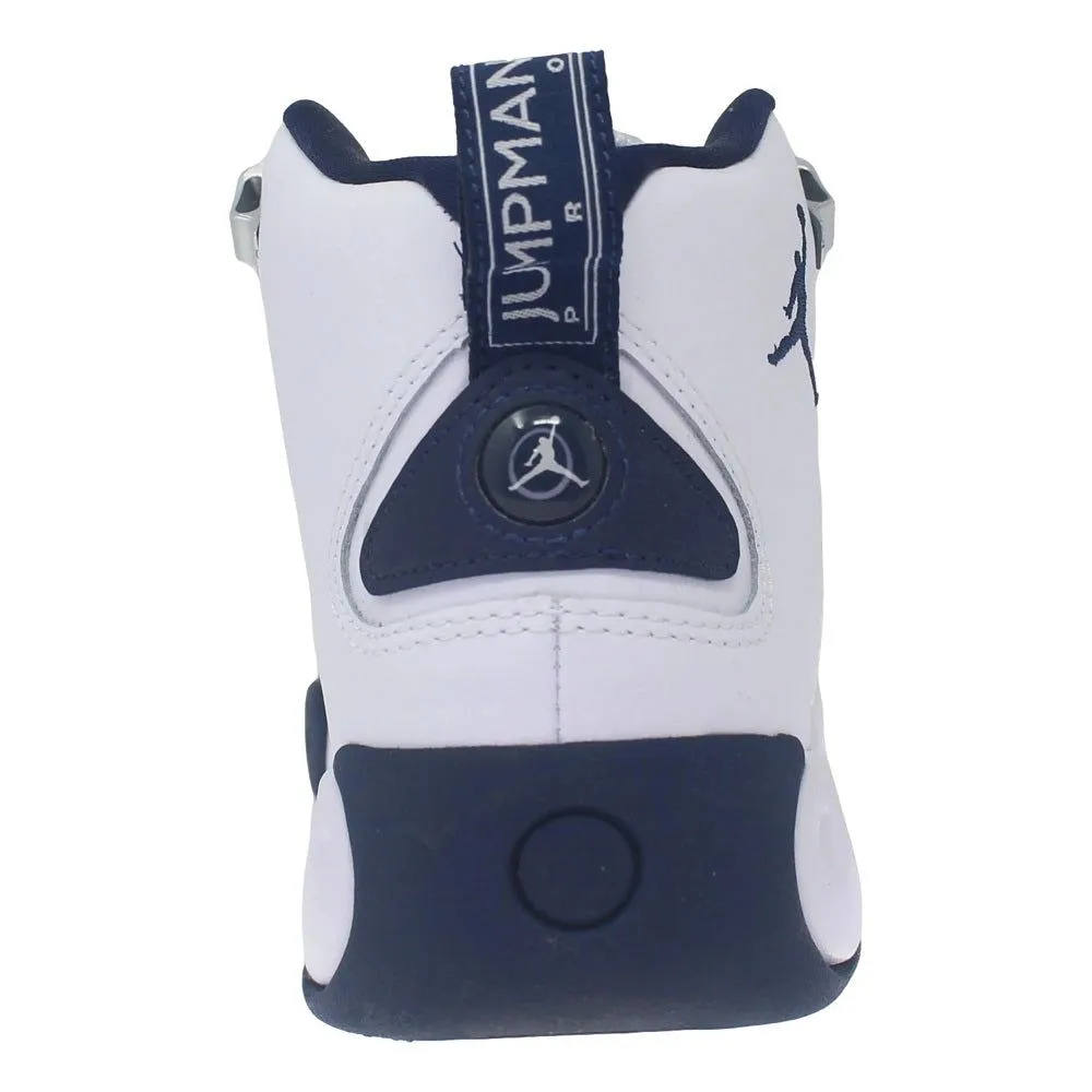 Nike Kid's Jordan Jumpman Pro Shoes - White / Midnight Navy