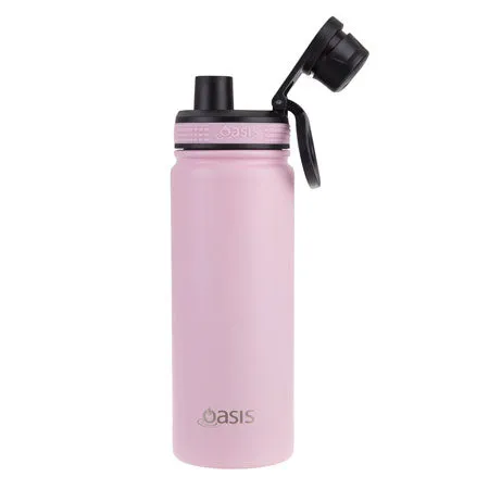 Oasis Insulated S/Steel Sports Bottle (550ml) w/ Screw Cap