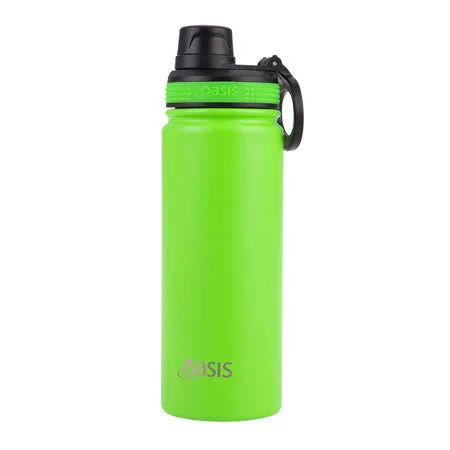 Oasis Insulated S/Steel Sports Bottle (550ml) w/ Screw Cap