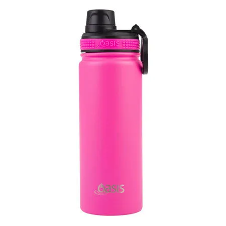 Oasis Insulated S/Steel Sports Bottle (550ml) w/ Screw Cap