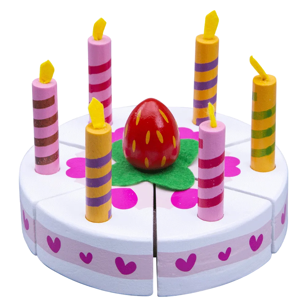 Pretend Party Cake - Play Food for Kids