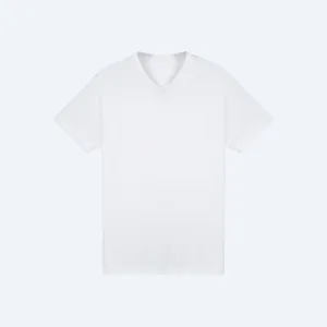 Responsive V Neck - White