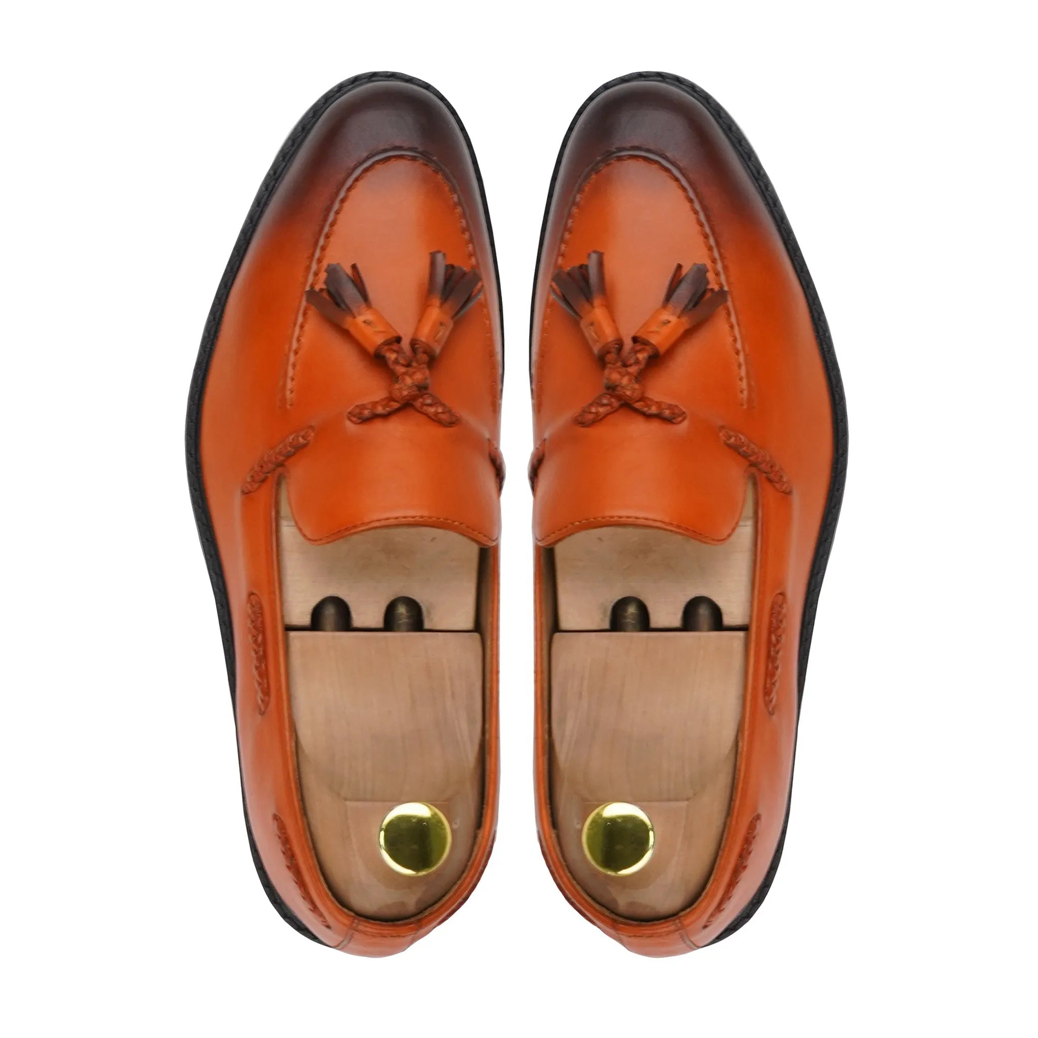 Savona - Men's Burnished Tan Calf Leather Loafer