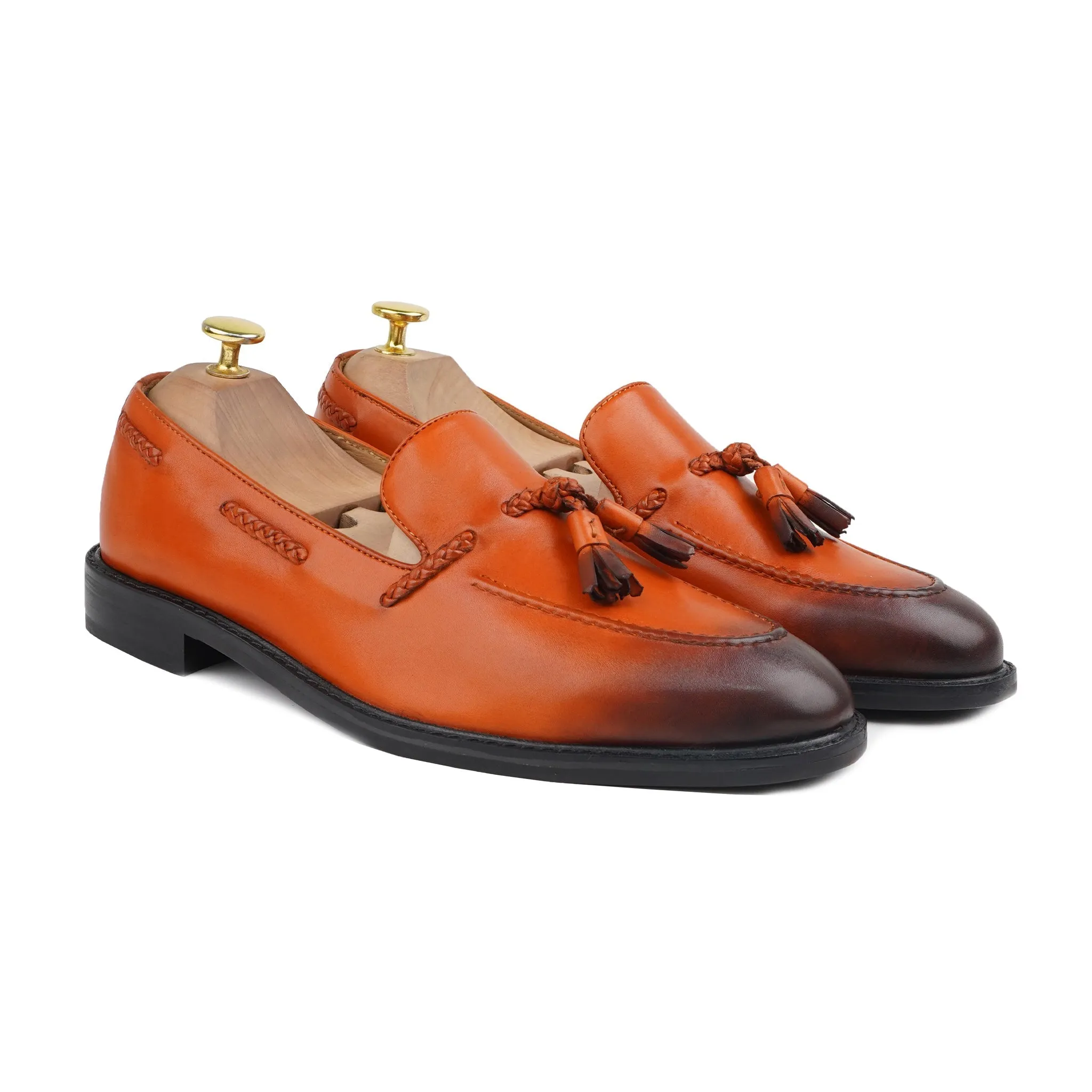 Savona - Men's Burnished Tan Calf Leather Loafer