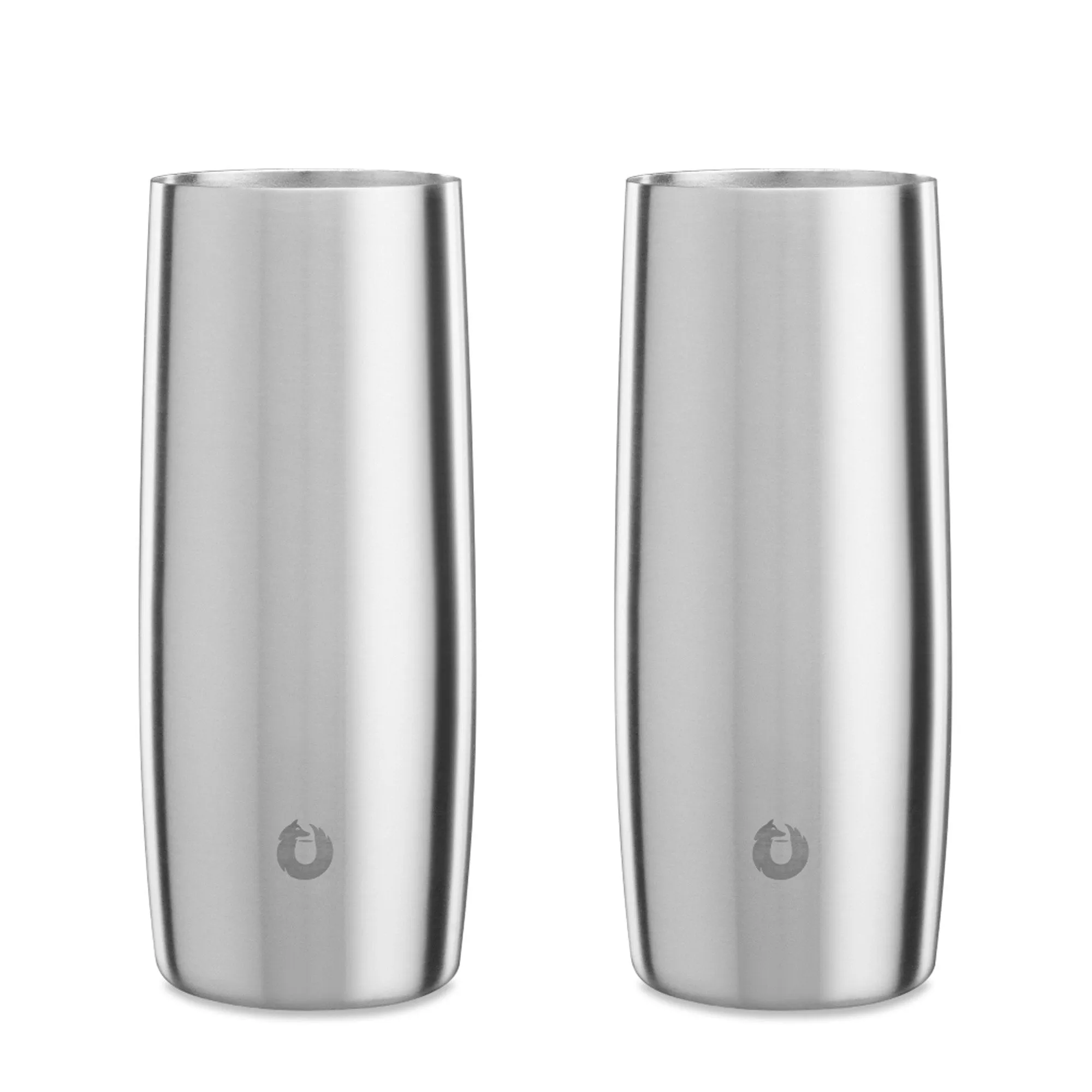 Stainless Steel Highball Glass Set of 2