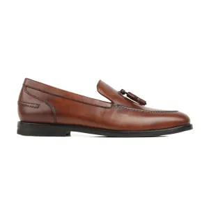 Trani - Men's Brown Calf Leather Loafer