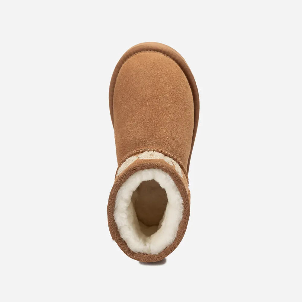 Ugg Kids Classic Knit Logo Mini Boots