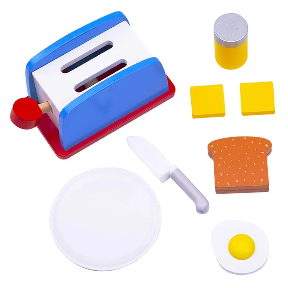 Wooden Breakfast Set - Play Food Toy